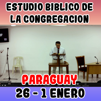 Estudio Bíblico de la congregación | LECCION 32 | Semana del 26 al 1 Enero 2023