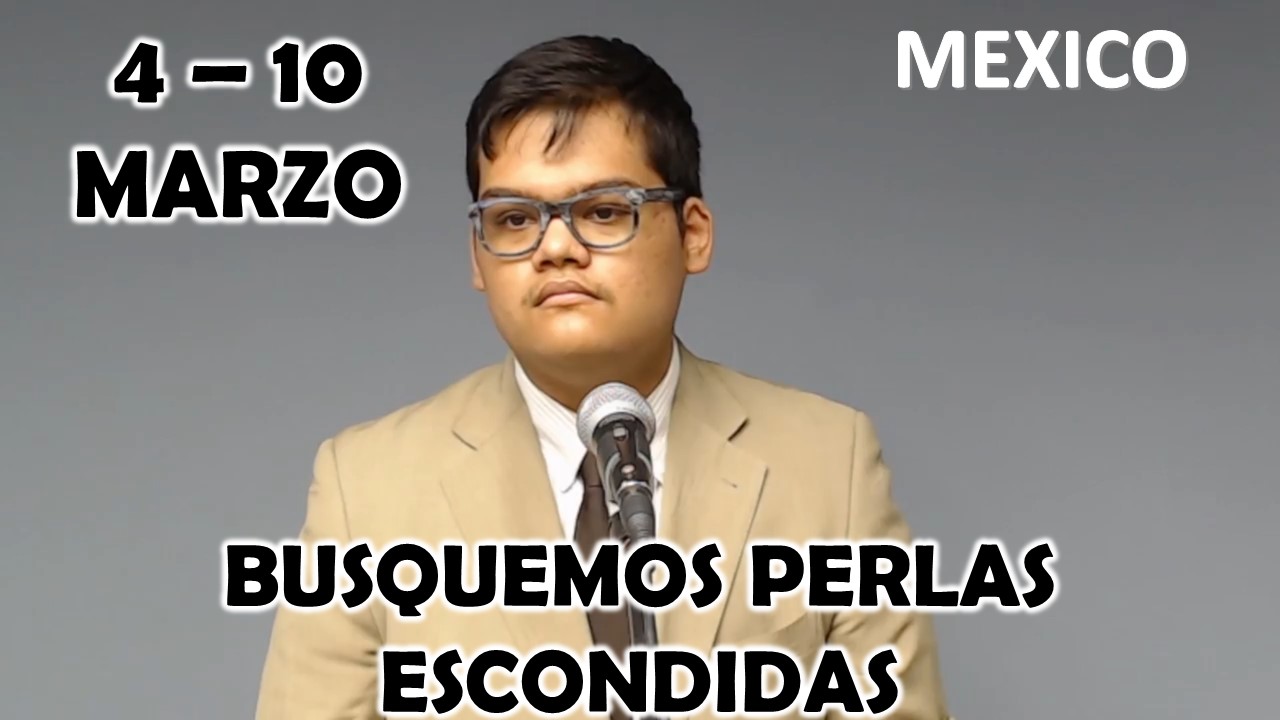 Busquemos Perlas Escondidas de SALMO 16 17 Semana del 4 al 10 MARZO