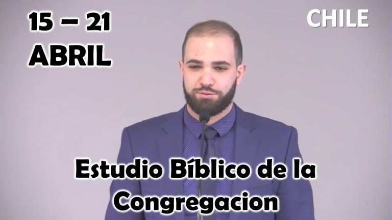 Estudio Bíblico de la congregación | La congregación entró en un periodo de paz | Semana del 15 al 21 Abril del 2024