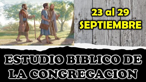 Estudio Bíblico de la congregación | Estuvieron “fortaleciendo a las congregaciones” | Semana del 23 al 29 Septiembre 2024